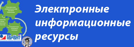 Электронные информационные ресурсы